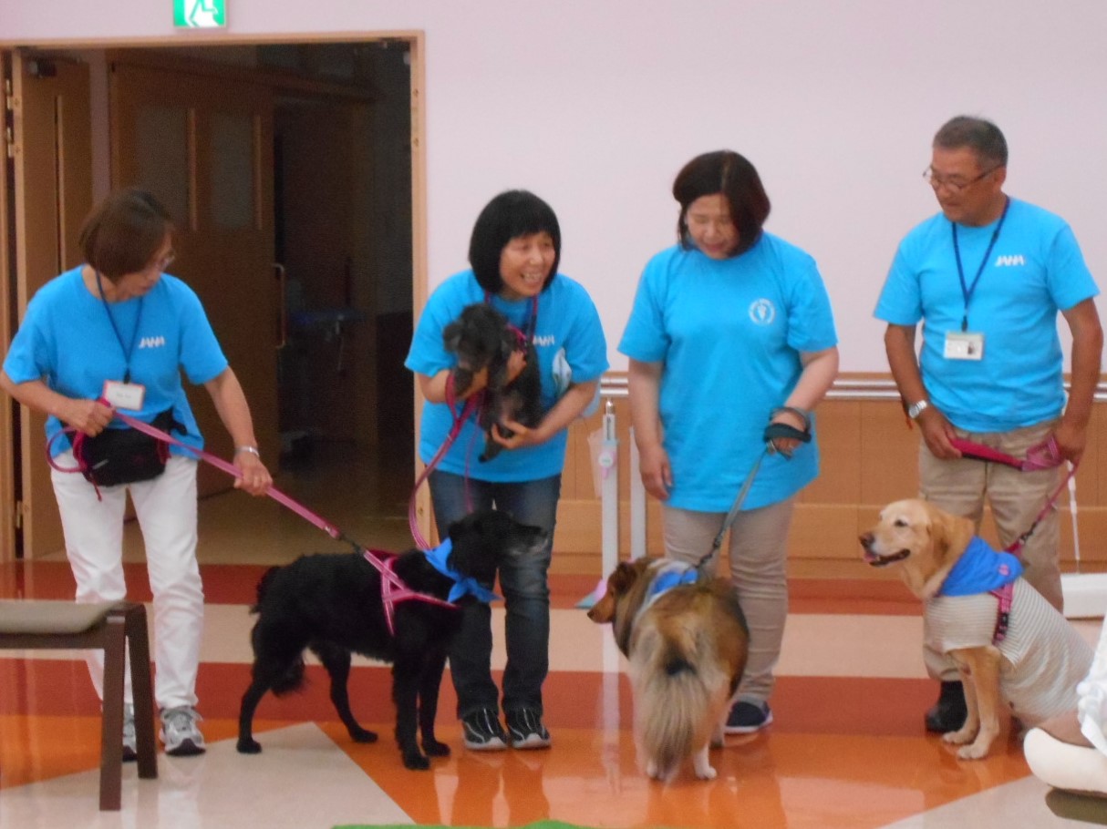 特別養護老人ホーム かいふう でjaha 日本動物病院協会 公認のセラピー活動を行いました 青森市 Npo法人 北東北捜索犬チーム